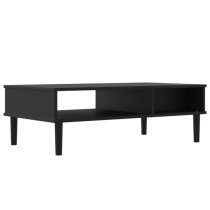 Fenland Wooden Coffee Table With 1 Drawer In Black