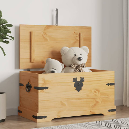 Croydon Wooden Blanket Box In Brown