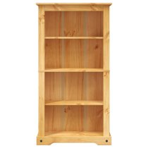 Croydon Wooden Bookcase With 4 Shelves In Brown