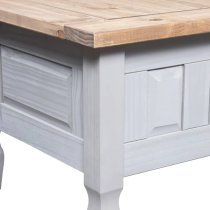 Croydon Wooden Coffee Table With 1 Drawer In Grey And Brown