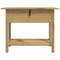 Croydon Wooden Console Table With 1 Shelf In Brown