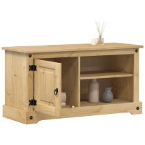 Croydon Wooden TV Stand With 1 Door In Brown