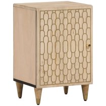 Merton Wooden Bathroom Storage Cabinet In Brown