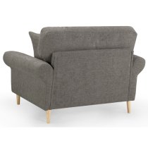 Folsom Fabric 1 Seater Sofa In Mocha