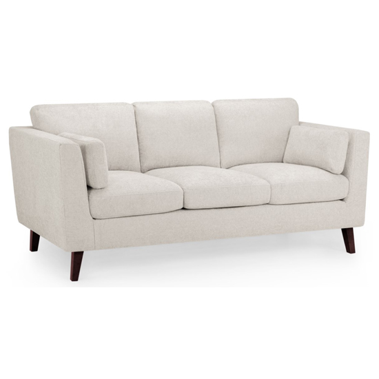 Airdrie Fabric 3 Seater Sofa In Beige