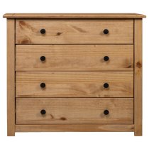 Bury Wooden Chest Of 4 Drawers In Brown