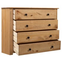 Bury Wooden Chest Of 4 Drawers In Brown