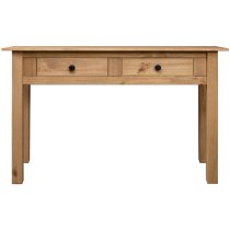 Bury Wooden Console Table With 2 Drawer In Brown