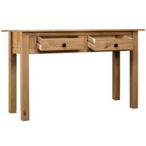 Bury Wooden Console Table With 2 Drawer In Brown