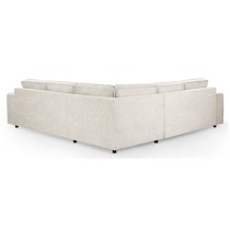 Maria Large Fabric Corner Sofa In Cream