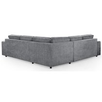 Maria Large Fabric Corner Sofa In Slate