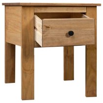 Bury Wooden Bedside Cabinet With 1 Drawer In Brown