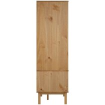 Harrow Wooden Wardrobe With 2 Doors 2 Drawers In Brown