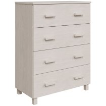 Hull Wooden Chest Of 4 Drawers In White