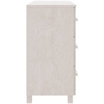 Hull Wooden Sideboard With 1 Door 3 Drawers In White