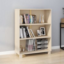 Hull Wooden Bookcase With 3 Shelves In Brown