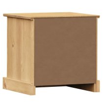 Vidor Wooden Bedside Cabinet With 2 Drawer In Brown