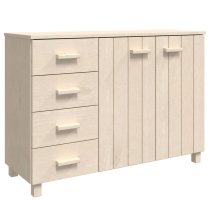 Hull Wooden Sideboard With 2 Doors 4 Drawers In Brown