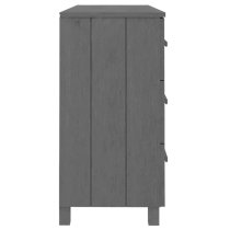 Hull Wooden Chest Of 6 Drawers In Dark Grey