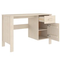 Hull Wooden Laptop Desk With 1 Door 1 Drawer In Brown