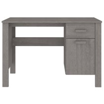 Hull Wooden Laptop Desk With 1 Door 1 Drawer In Light Grey