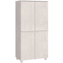 Hull Wooden Wardrobe With 2 Doors In White