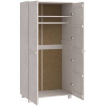 Hull Wooden Wardrobe With 2 Doors In White