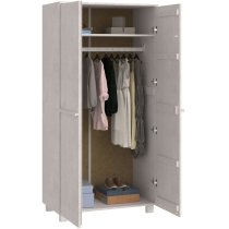 Hull Wooden Wardrobe With 2 Doors In White