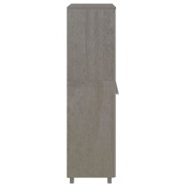 Hull Wooden Wardrobe With 2 Doors In Light Grey