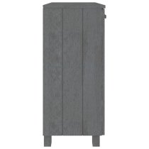 Hull Wooden Storage Cabinet With 2 Doors In Dark Grey