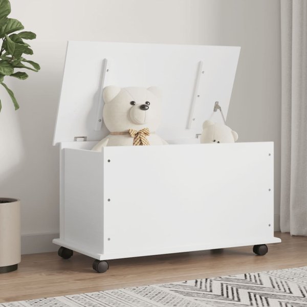 Akron Wooden Blanket Box In White