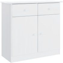 Akron Wooden Sideboard With 2 Doors 2 Drawers In White