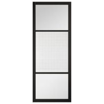 Sutton 1981mm X 686mm Reeded Glass In Black