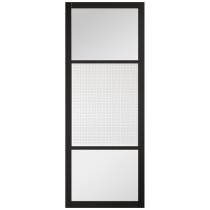 Sutton 1981mm X 762mm Reeded Glass In Black