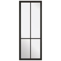 Liberty 1981mm X 686mm Clear Glazed Internal Door In Black