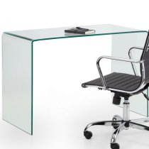 Acelynn Glass Laptop Desk In Clear