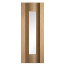 Sydney 1981mm X 686mm Wooden Clear Glazed Internal Door In Oak