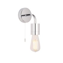 Afton Modern Bathroom Wall Light In Chrome