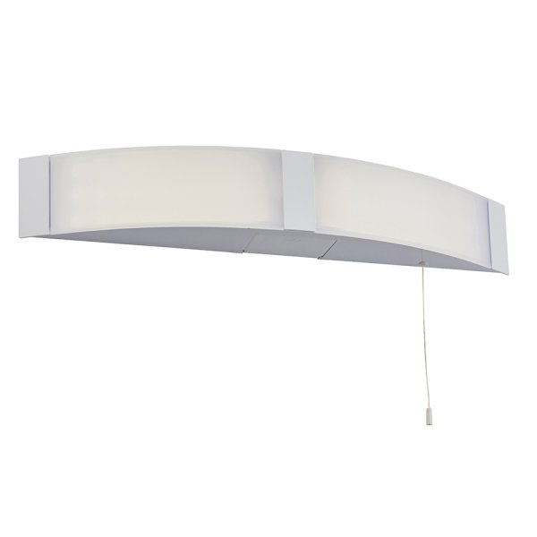 Onan Shaver Bathroom Linear Wall Light In White