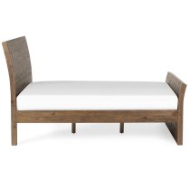 Homer Wooden Super King Size Bed In Brown