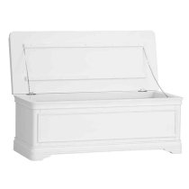 Sarnia Wooden Blanket Box In White