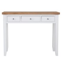 Elkin Wooden Dressing Table In White And Oak