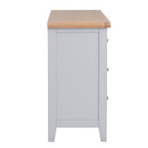 Elkin Wooden Chest Of 6 Drawers In Grey And Oak