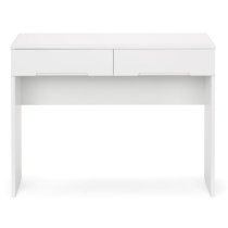 Magaly High Gloss Dressing Table With 2 Drawers In White