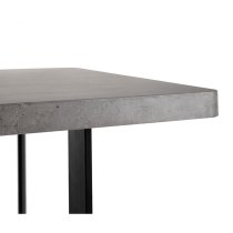 Malone Wooden Dining Table Rectangular In Concrete Effect