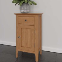 Nassau Wooden Storage Cabinet Small In Natural Oak