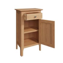 Nassau Wooden Storage Cabinet Small In Natural Oak