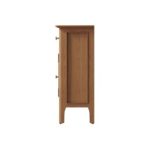 Nassau Wooden Storage Cabinet Small In Natural Oak