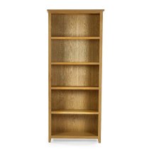 Macon Wooden Bookcase With 5 Shelves In Oak