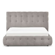 Orono Fabric Double Bed In Light Taupe